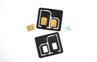 Regular 2 in 1 doppeltem SIM-Karten-Nano-Adapter mit schwarzer Plastik-ABS