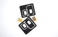 Plastik 2 1 in den Nano-Doppelsim-karten-Adaptern, Plastik-ABS 3,9 x 3.4cm