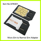 Kundenspezifisches schwarzes Plastikmikro zu normalem SIM-Adapter für IPhone 4