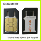 Schwarzes Plastikmikro der hohen Qualität zu normalem SIM-Adapter für IPhone 4