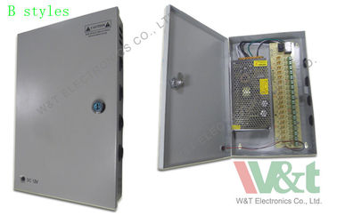 Imprägniern Sie 18 Kanal 30A CCTV-Schaltungs-Modus-Stromversorgung 12V 100V - 240VAC