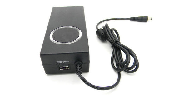 dünnes Selbstblau 90W LCD-Universallaptop-Stromadapter