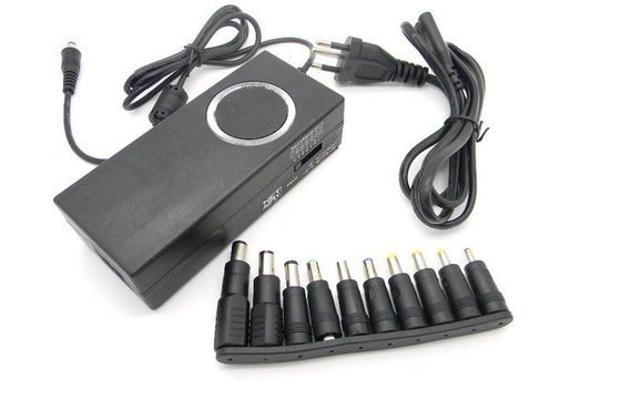 dünnes Selbstblau 90W LCD-Universallaptop-Stromadapter