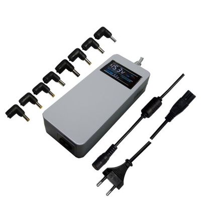 dünnes Selbstblau 90W LCD-Universallaptop-Stromadapter