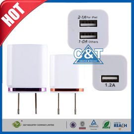 Doppel-Port 3.1A Wand-Ladegerät Usb-Wechselstrom-Stromadapter 2-Ton Ausgangs-Iphone 6