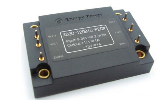 Zuverlässigkeits-Militärmachtspg.versorgungsteil-DC-DC-Konverter 30W gab 15 Volt XD30-12DB15-PECW aus