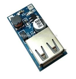 DDC steigert Modul des Auftriebs-5V für Arduino mit zwei AA-Batterien