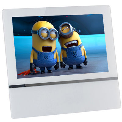 Bildschirm-Android-Netz-Werbungs-Anzeige 21.5inch weiße Media Player 1080p hochauflösende Videomit WIFI