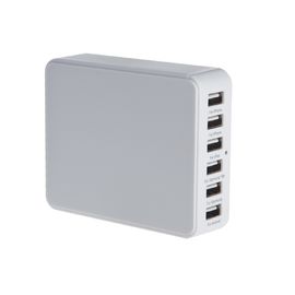 6 Hafen USB-Ladegerät-Reise-Stromadapter-Zusätze für Handys/Tablette