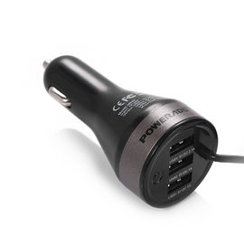 USB-Port-Auto-Ladegerät 4.2A 21W drei mit eingebautem Mikro-USB-Kabel-Stromadapter