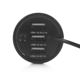 USB-Port-Auto-Ladegerät 4.2A 21W drei mit eingebautem Mikro-USB-Kabel-Stromadapter