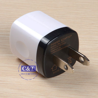 USB-Reise-Haus 1,0 Ampere-Stromadapter-Wand-Ladegerät-Stecker für Iphone 6/6 Plus-5s Samsung
