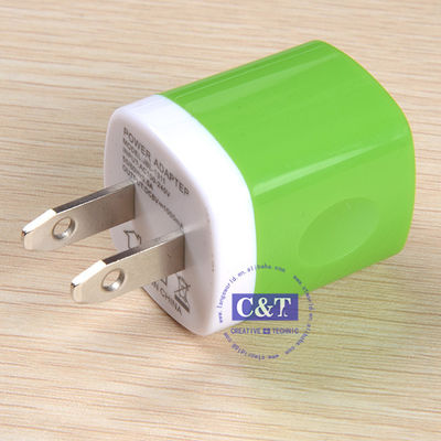 USB-Reise-Haus 1,0 Ampere-Stromadapter-Wand-Ladegerät-Stecker für Iphone 6/6 Plus-5s Samsung