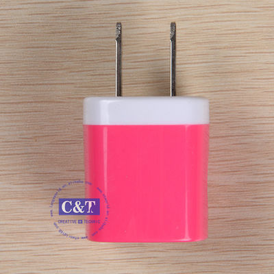 USB-Reise-Haus 1,0 Ampere-Stromadapter-Wand-Ladegerät-Stecker für Iphone 6/6 Plus-5s Samsung