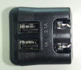 Faltbarer US-Stecker Universalreise-Stromadapter, Doppel-Energieladegerät USBs 15W
