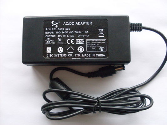 Tischplatten-Wechselstrom-Stromadapter DC-6V 2A 18W für Stromversorgung LCD Moniter