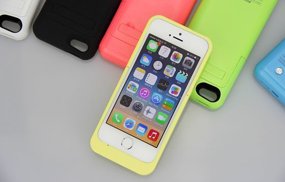 Externe Notstromversorgung durch Batterien-Energie-Bank-Ladegerät-Fall-Abdeckung für iPhone 5 2200mAh