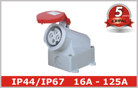 Weiß 3 Phasen-industrieller Steckdose-Adapter 380V - 4150V