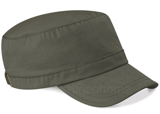 Leeres Baumwollarmee-Kappen-Blau mit Metallschnalle, Mann-Armee-Hut 22 Zoll
