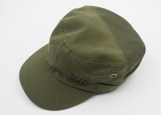 Baumwollmilitärarmee-Grün-Kappe Adjutable der Mode-100% mit Metallschnalle