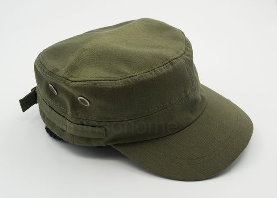 Baumwollmilitärarmee-Grün-Kappe Adjutable der Mode-100% mit Metallschnalle