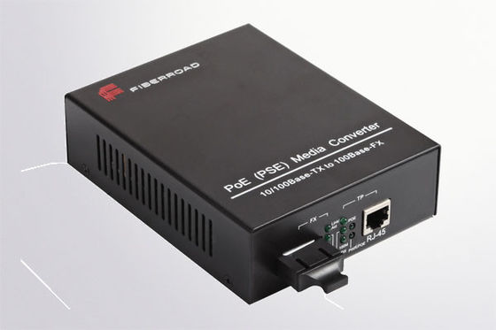 Energie in mehreren Betriebsarten über des industriellen über- gegenwärtigem Schutz Medien-Konverters des Ethernet-PSE