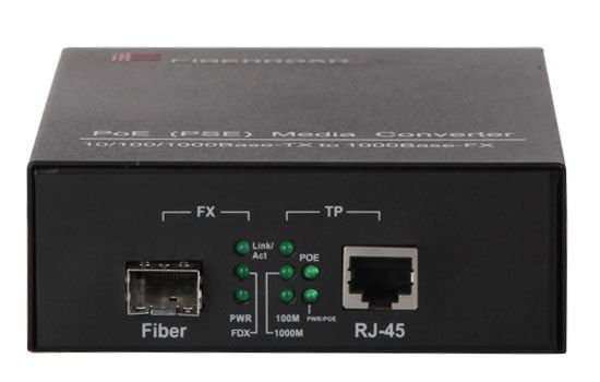 Energie in mehreren Betriebsarten über des industriellen über- gegenwärtigem Schutz Medien-Konverters des Ethernet-PSE