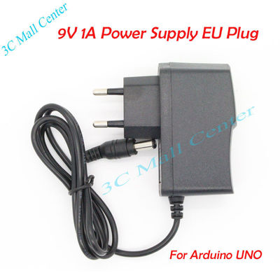Konverter-Adapter DCs 9V 1A Wechselstroms 100V-240V EU Stromversorgung verstopfen 1000mA für MEGA- Arduino UNO