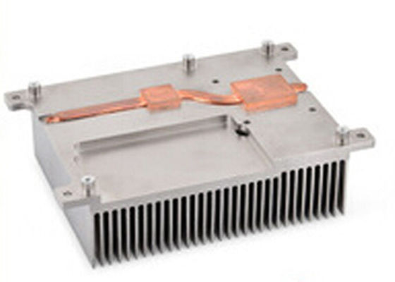 Medizinischer Aluminiumkupfer Pin-Flossen-Kühlkörper mit Wärmerohr 1pc